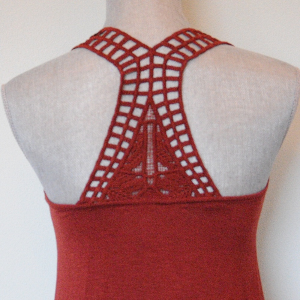 NWT [American Rag] crocheted back tank top #546 - Picture 5 of 5
